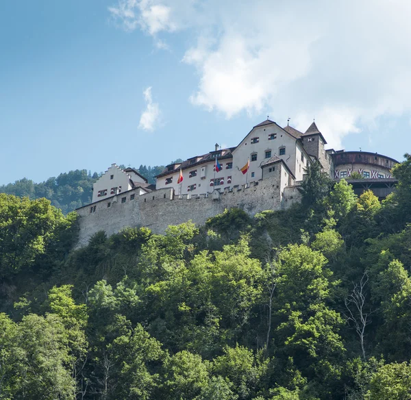 Castelo medieval em Vaduz, Liechtenstein — Fotografia de Stock