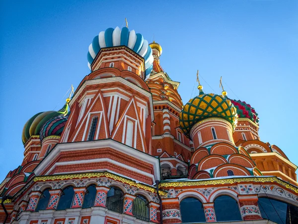 Saint Basil's Cathedral on Red Square in Moscow — Stock Photo, Image
