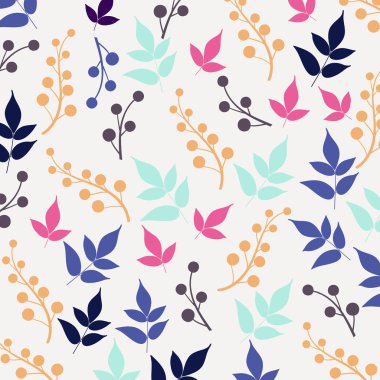 Renkli seamless modeli üzerinde tema bırakır. Sonbahar yaprakları ile seamless modeli. Kullanılabilir duvar kağıdı, desen dolgularını, web sayfası arka planı, yüzey dokuları için. Harika sonbahar doku