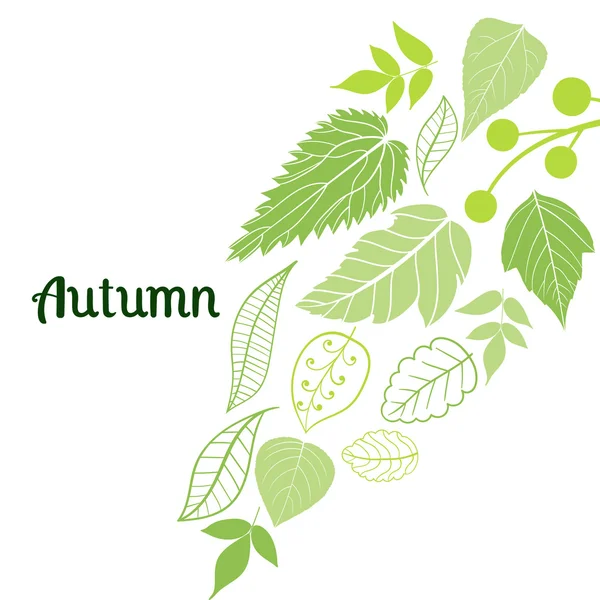 Autumn falling leaves background.Can be used for wallpaper,design of invitation,card, web page background, for cover notebook, diary, for fashion design, for design of utensils ,etc — Stock Vector