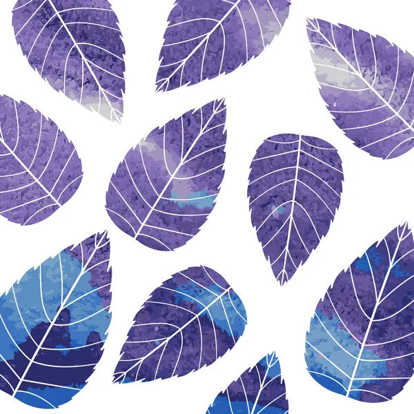 Watercolor pattern on leaves theme. Autumn pattern with leaves.Can be used for wallpaper, pattern fills, web page background,surface textures