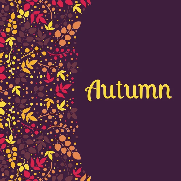 Autumn falling leaves background.Can be used for wallpaper,design of invitation,card, web page background, for cover notebook, diary, for fashion design, for design of utensils ,etc — Stock Vector