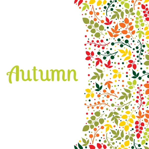 Autumn falling leaves background.Can be used for wallpaper,design of invitation,card, web page background, for cover notebook, diary, for fashion design, for design of utensils ,etc — Stock Vector