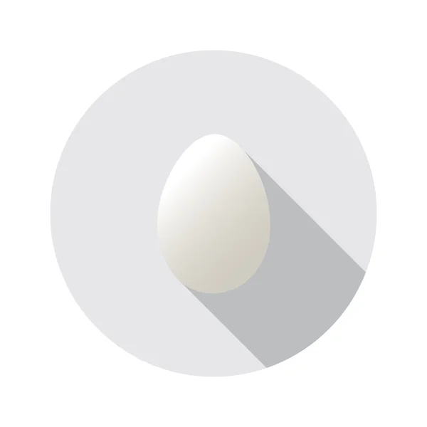 Реалистичная векторная форма яйца. Форма пасхального яйца и изоляция на круглом заднем плане. Пасхальный шаблон — стоковый вектор