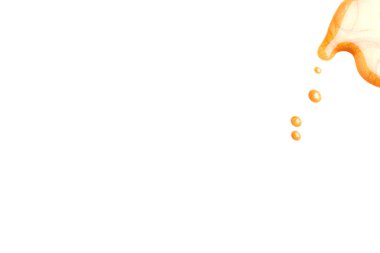 Beyaz bir arka plan üzerinde kozmetik örnek.