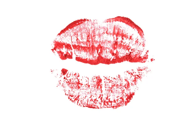 Hermosos labios rojos . — Foto de Stock