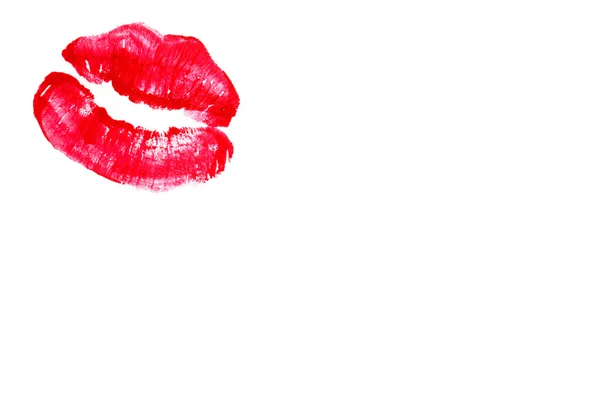 Hermosos labios rojos . — Foto de Stock