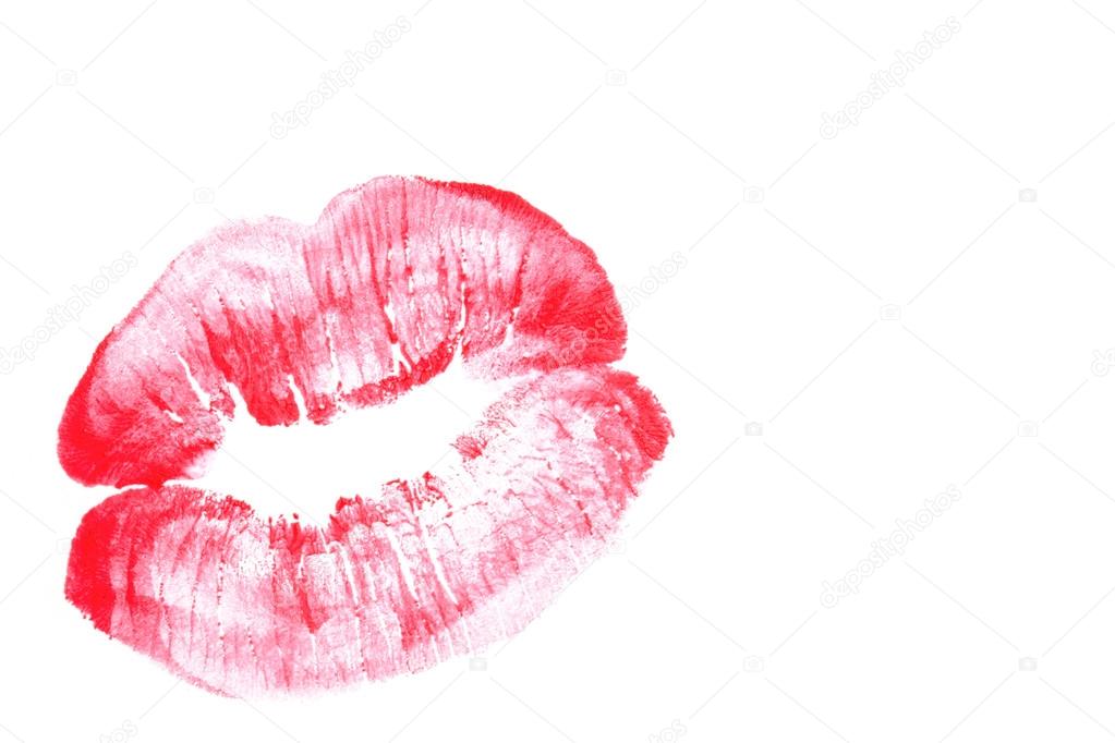 Beautiful red lips.