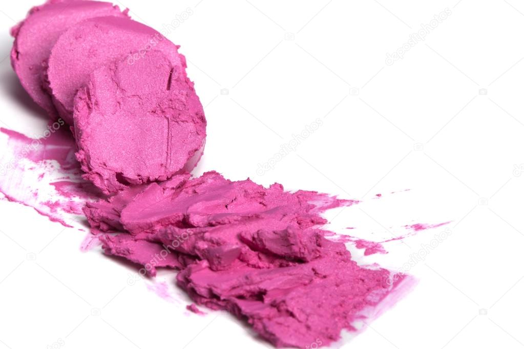 Beautiful purple lipstick.