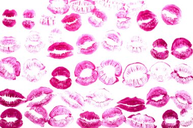 Güzel mor dudaklar.