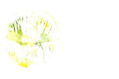 Güzel sarı yeşil dudaklar.