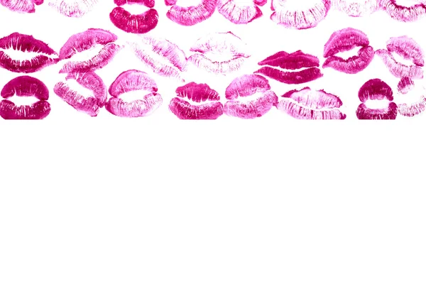 Красивые пурпурные губы . — стоковое фото