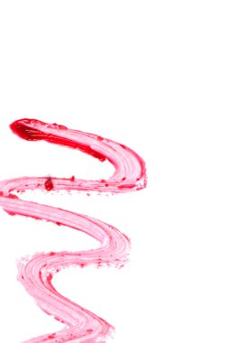 beyaz izole kırmızı ruj inme (örnek)