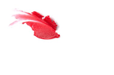 beyaz izole kırmızı ruj inme (örnek)