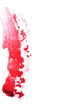 beyaz izole kırmızı ruj inme (örnek)