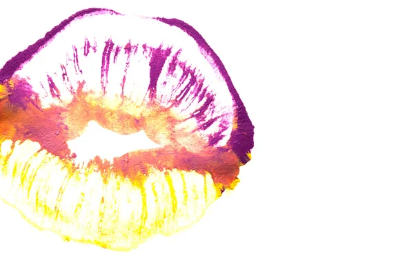 Güzel renkli dudaklar — Stok fotoğraf