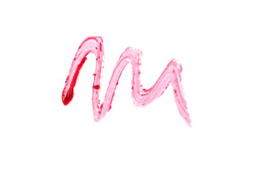 beyaz izole kırmızı ruj inme (örnek)