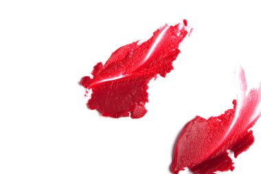 beyaz izole kırmızı ruj inme (örnek)