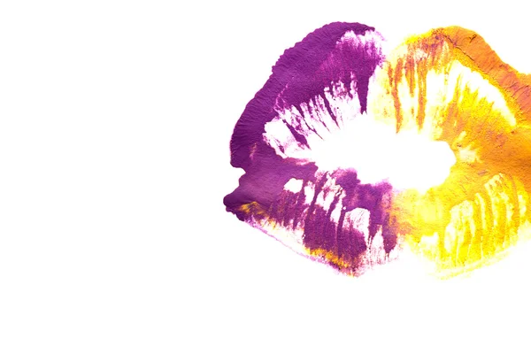 Belles lèvres colorées — Photo