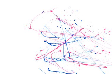 Beyaz bir arka plan üzerine sprey boya.