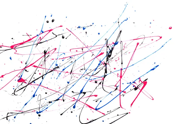 Beyaz bir arka plan üzerine sprey boya.