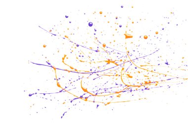 Beyaz bir arka plan üzerine sprey boya.