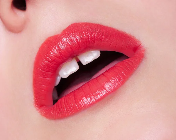 Very beautiful lips. — Stock Photo, Image