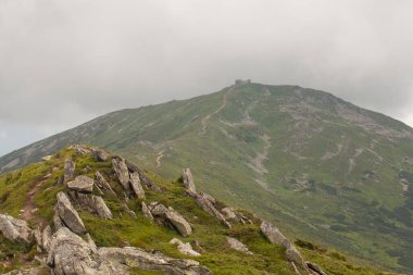 Karpat Dağları 'nın güzel manzarası.
