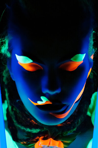 Portrait of a neon light