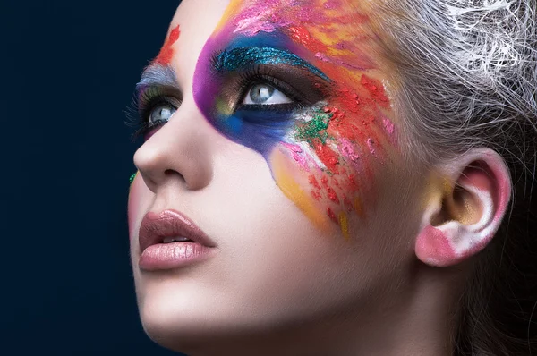 Colorful makeup — Stock Photo, Image