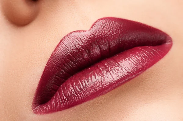 Labios rojos — Foto de Stock