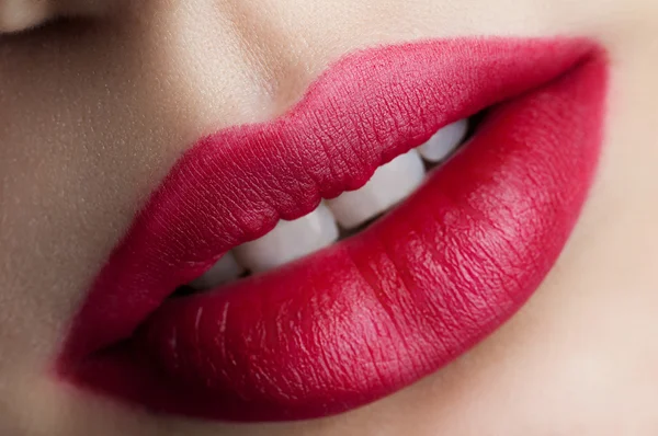 Labios rojos — Foto de Stock