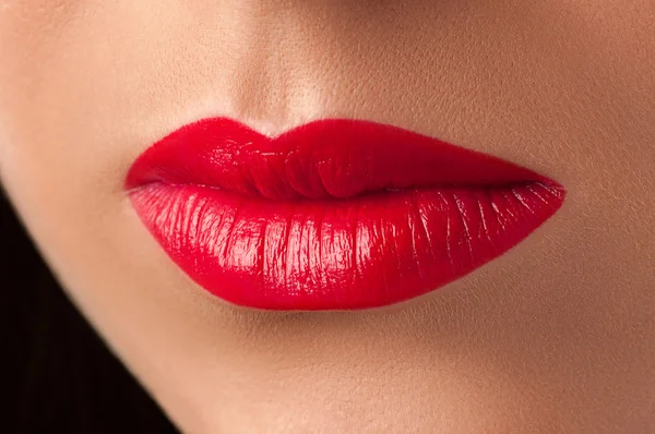 Labios rojos . — Foto de Stock