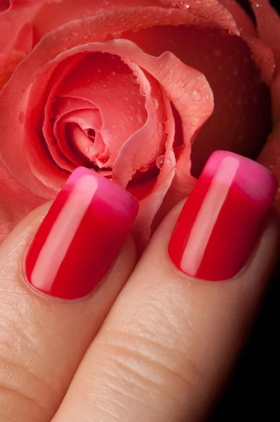 Beautiful nail polish. — Stock Photo, Image