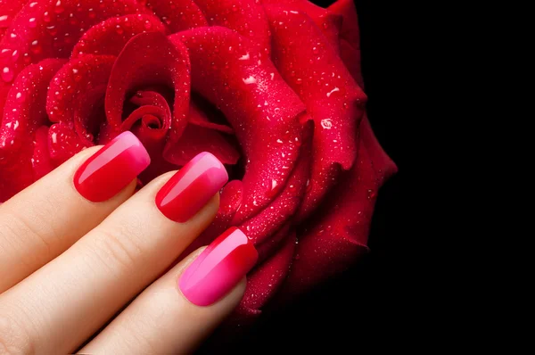 Beautiful nail polish. — Stock Photo, Image