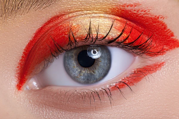 Trucco degli occhi bello e colorato . — Foto Stock