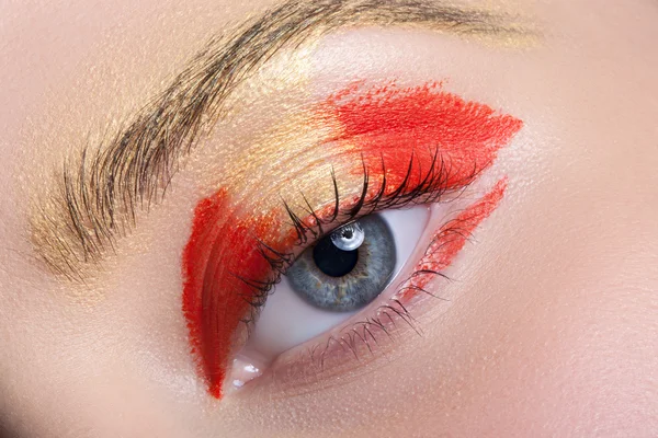 Trucco degli occhi bello e colorato . — Foto Stock