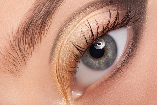 Beautiful eye with makeup. — Stock Photo, Image