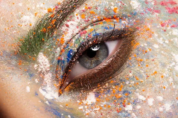 Trucco molto bello e colorato . — Foto Stock