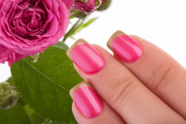 Roze nagellak. — Stockfoto