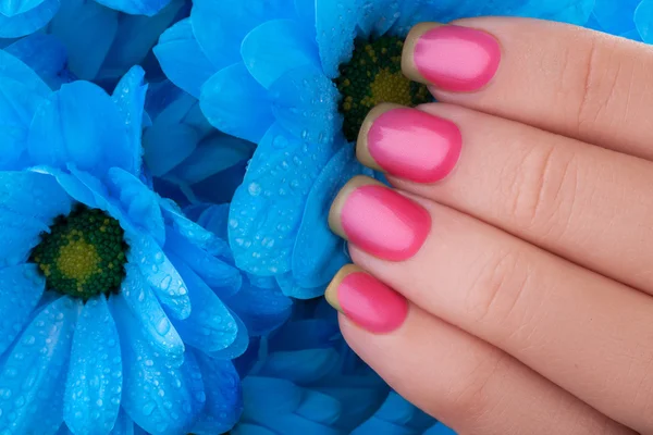 Pink nail polish. — Stock Photo, Image