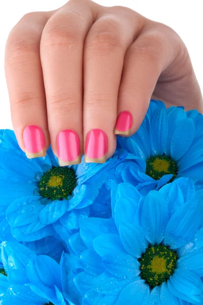 Pink nail polish. — Stock Photo, Image