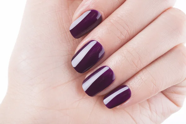 Vernis à ongles rouge . — Photo