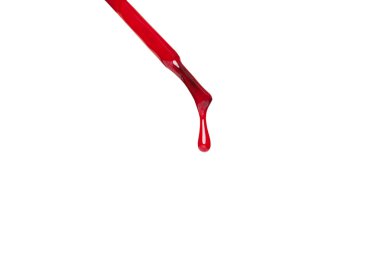 Kırmızı makyaj örneği.