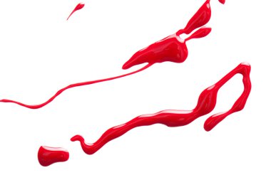 Kırmızı makyaj örneği.