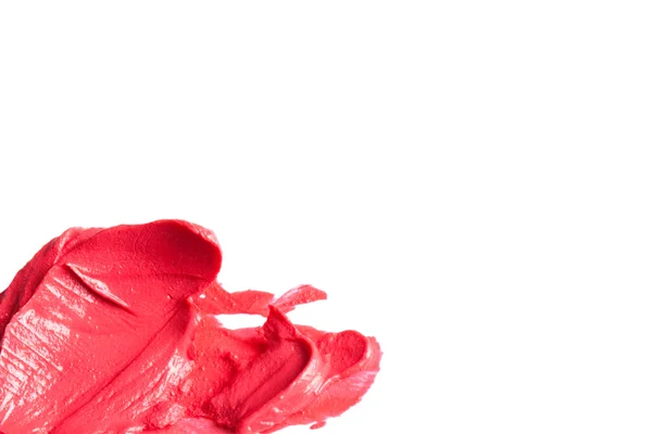 Una muestra de maquillaje rojo . — Foto de Stock