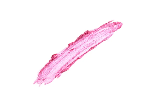 Red sample makeup on a white background. — Stock Photo, Image