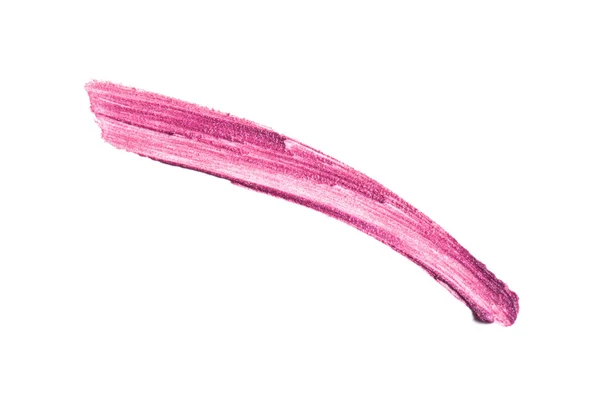 Maquillaje de muestra roja sobre un fondo blanco . —  Fotos de Stock