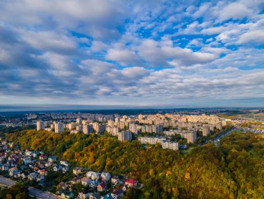 Silayiniai denilen Kaunas 'taki Sovyet bloğu ev manzarası.
