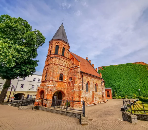Eski kasaba Kaunas, Litvanya 'daki St. Gertrude Gotik Kilisesi